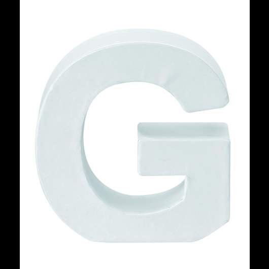 Papp-Buchstaben G 10x3,5cm